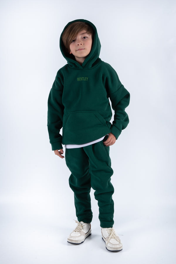 CONJUNTO HOODIE CAPOTA VERDE PINO
