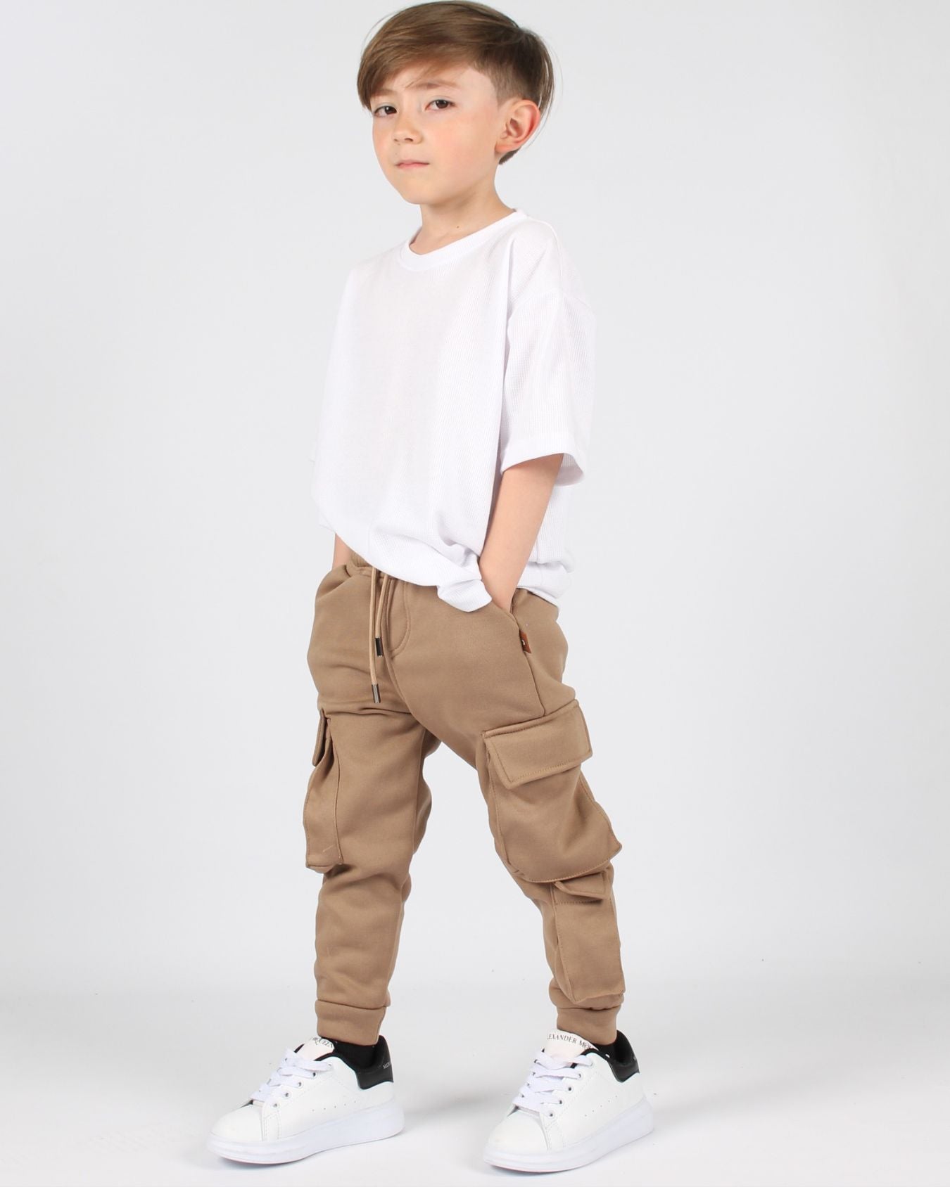 JOGGER CARGO ANCHO NIÑO