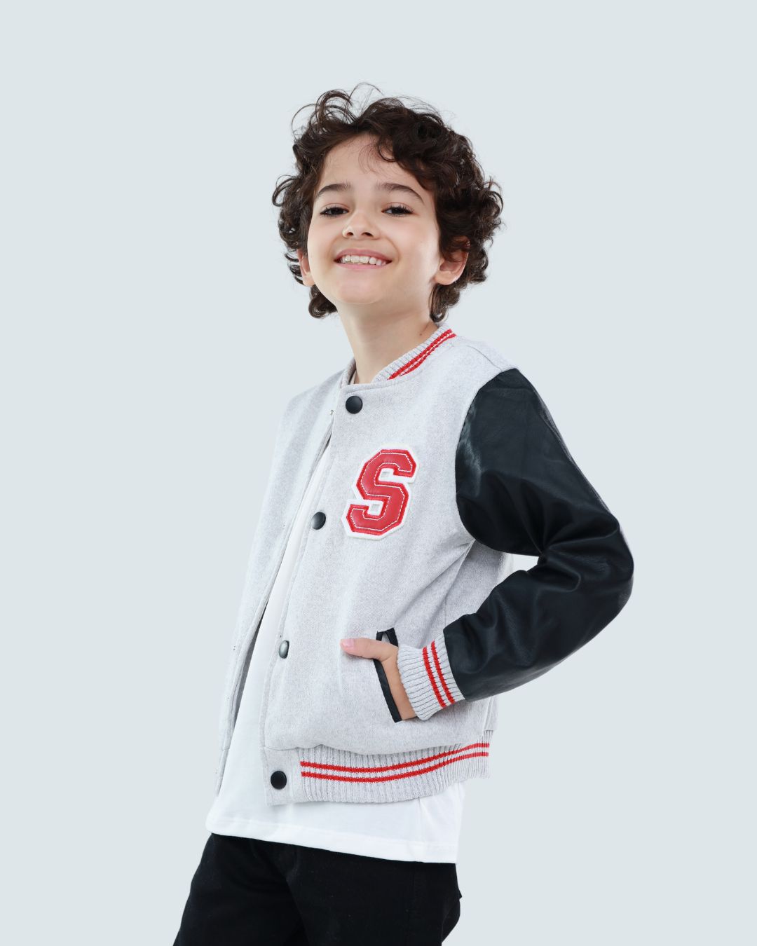 BEISBOLERA MANGA CUERO NIÑO