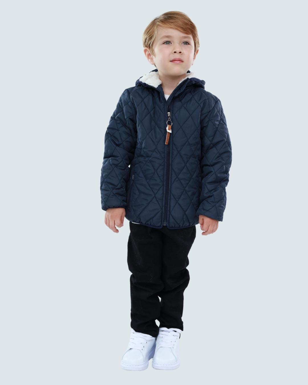 CHAQUETA CAZADORA UNICOLOR NIÑO