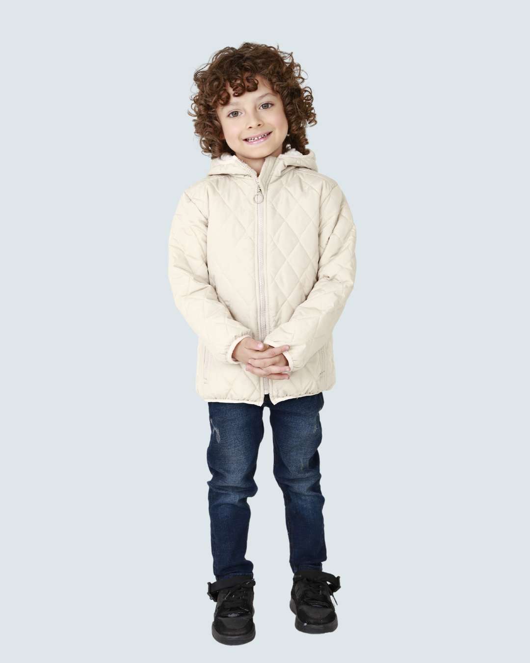 CHAQUETA CAZADORA UNICOLOR NIÑO
