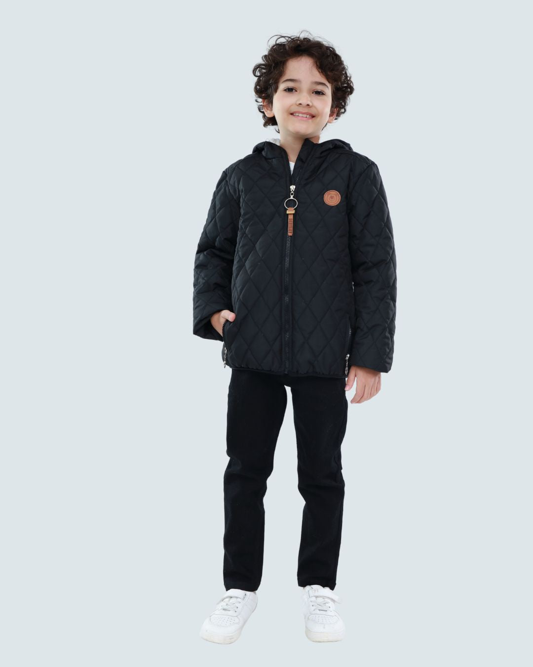 CHAQUETA CAZADORA UNICOLOR NIÑO