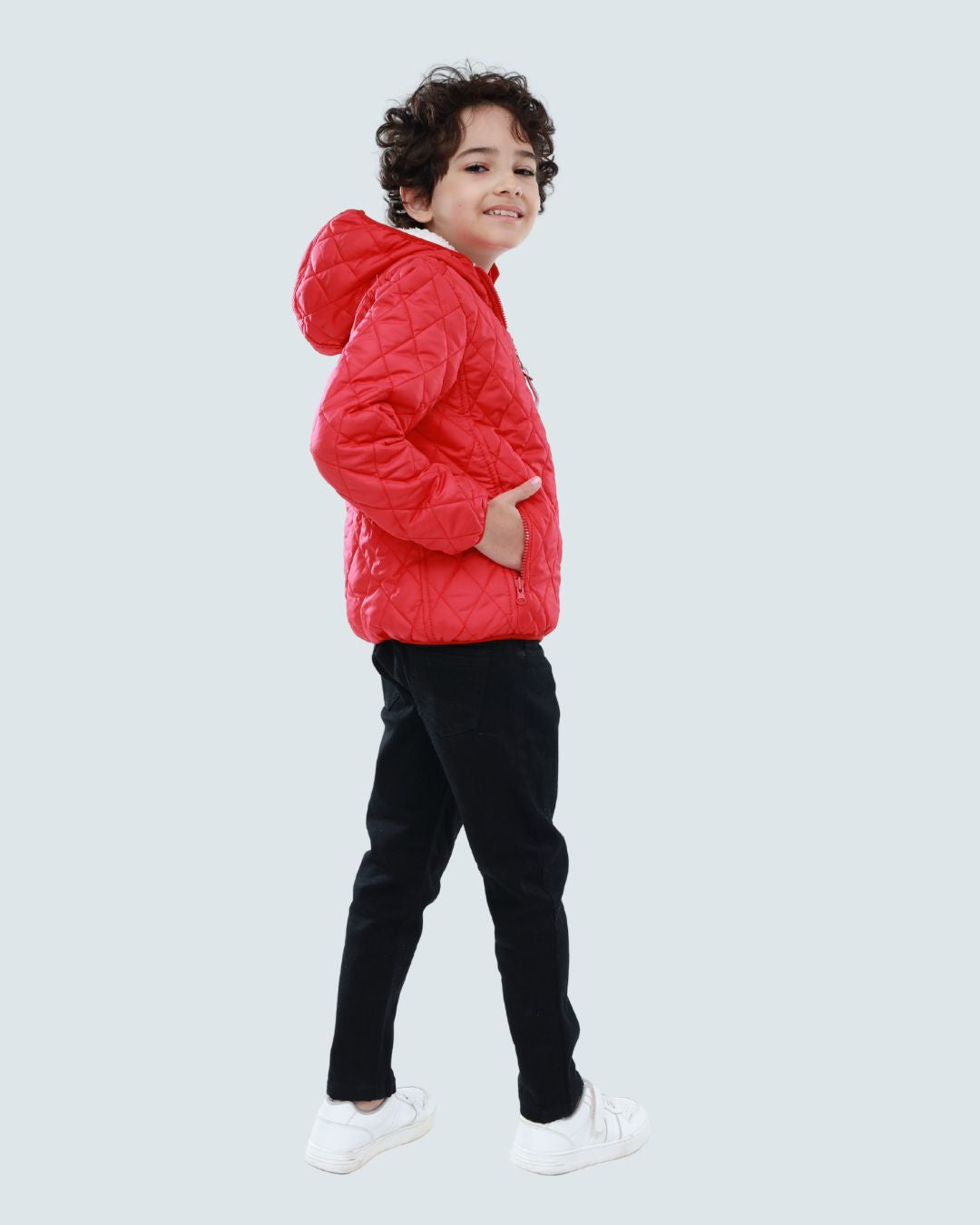 CHAQUETA CAZADORA UNICOLOR NIÑO