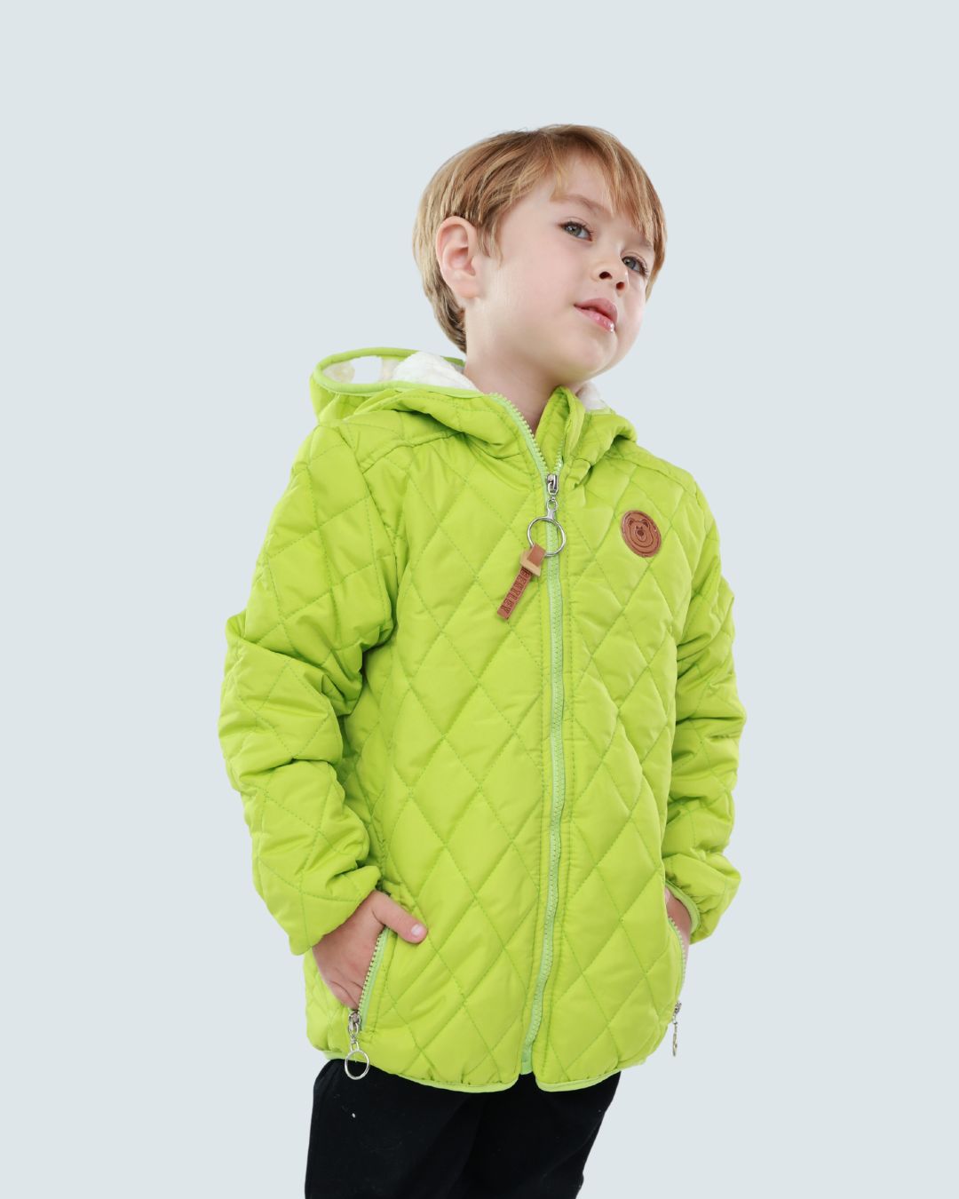 CHAQUETA CAZADORA UNICOLOR NIÑO