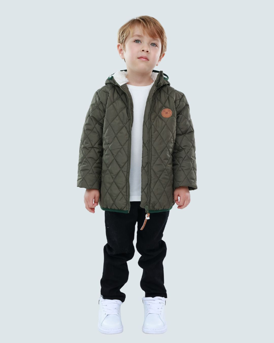 CHAQUETA CAZADORA UNICOLOR NIÑO