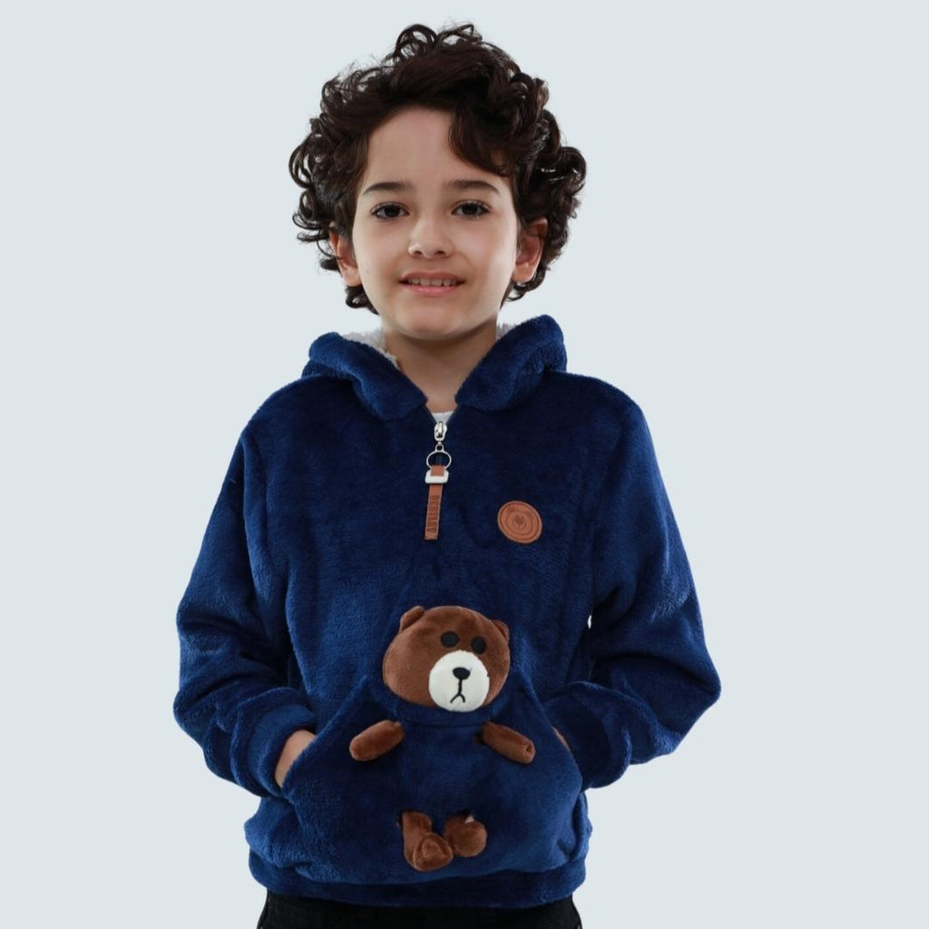 OSO CON OSO AZUL OSCURO